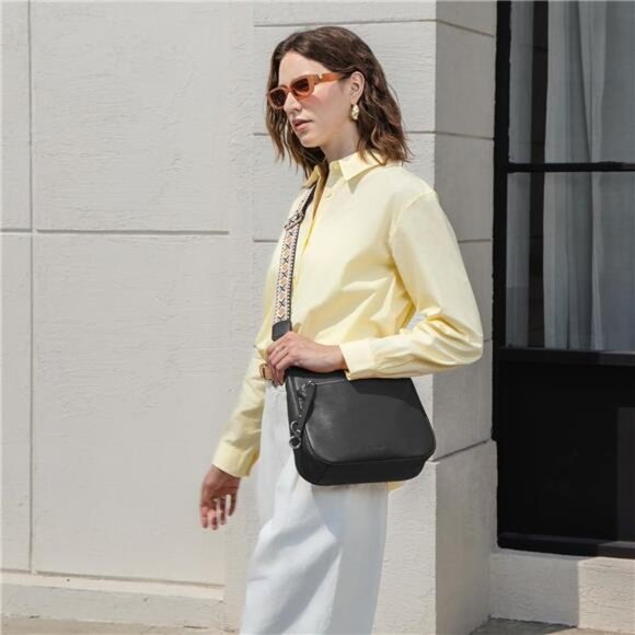 Genuine Leather Purse for Women Soft Crossbody Purse Hobo Bag Women's - Picture 2 of 7